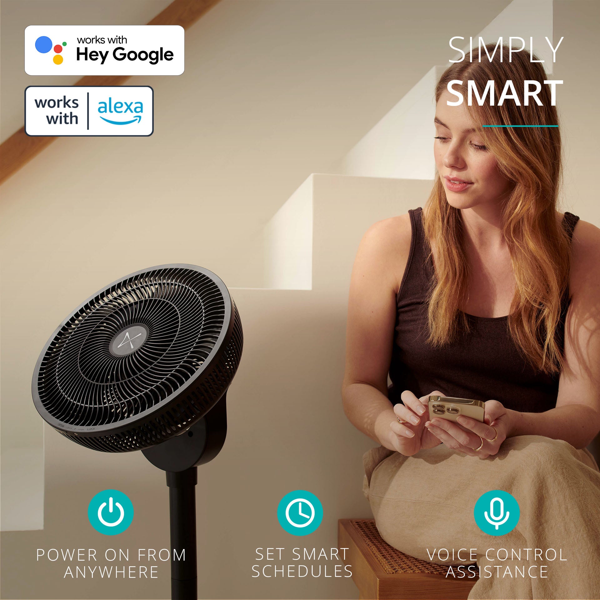 whisper flex 2 fan black