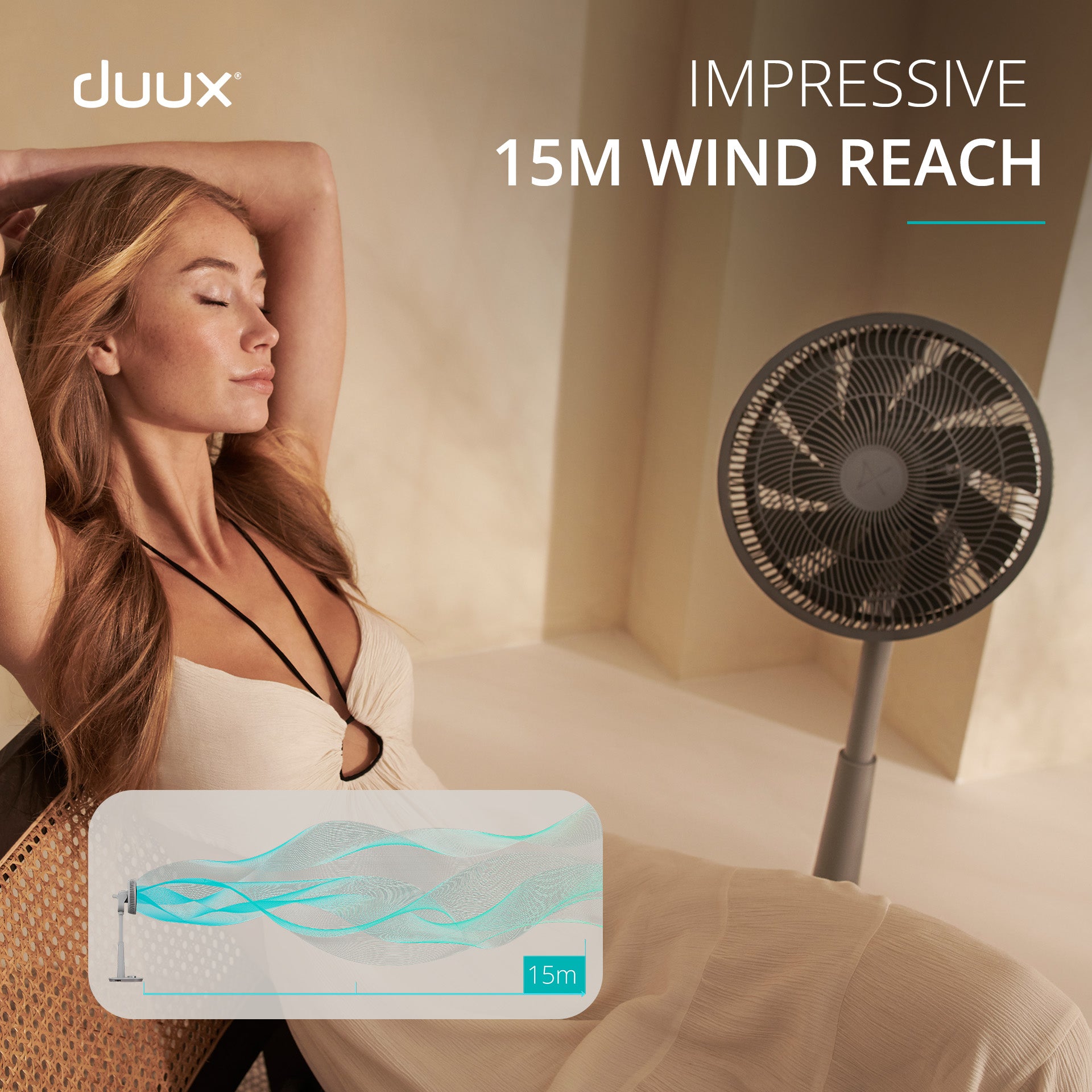 whisper 3 fan grey