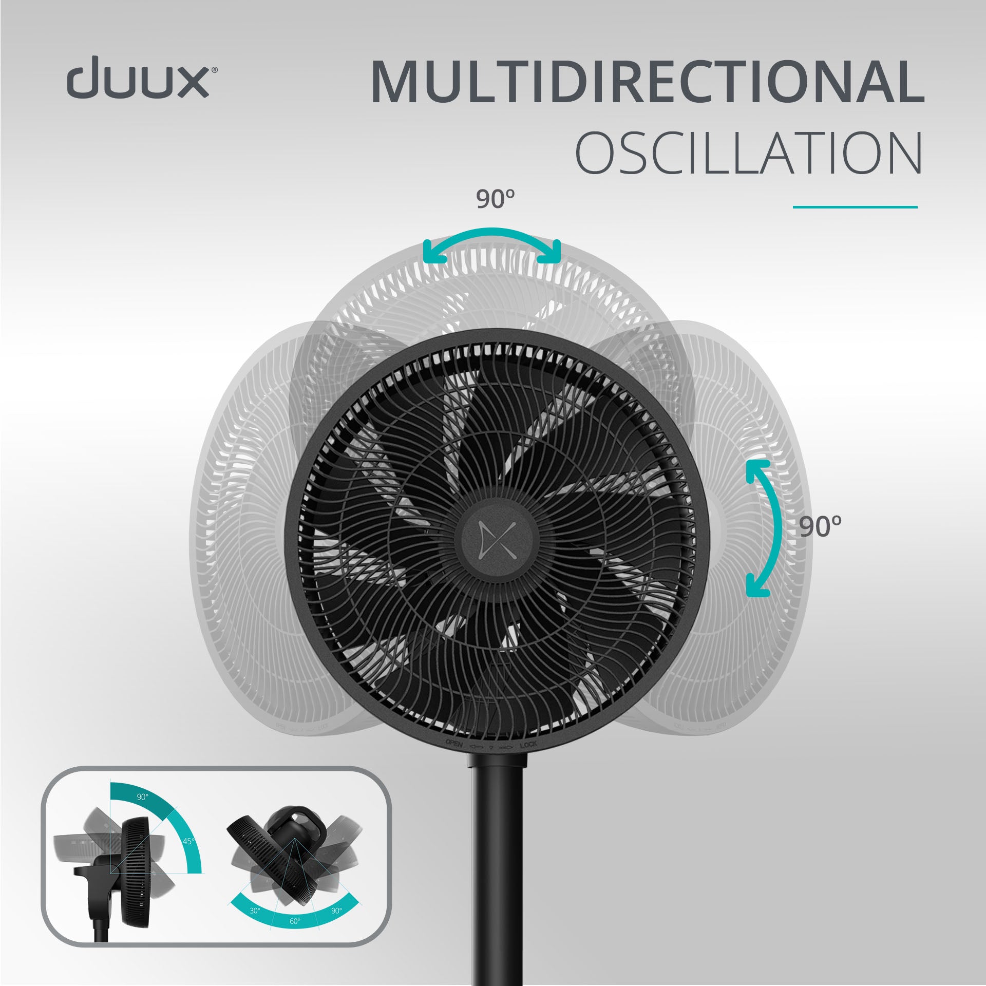 whisper flex 2 fan black
