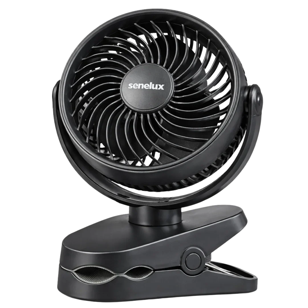 Senelux 5" Wireless Clip-On Fan