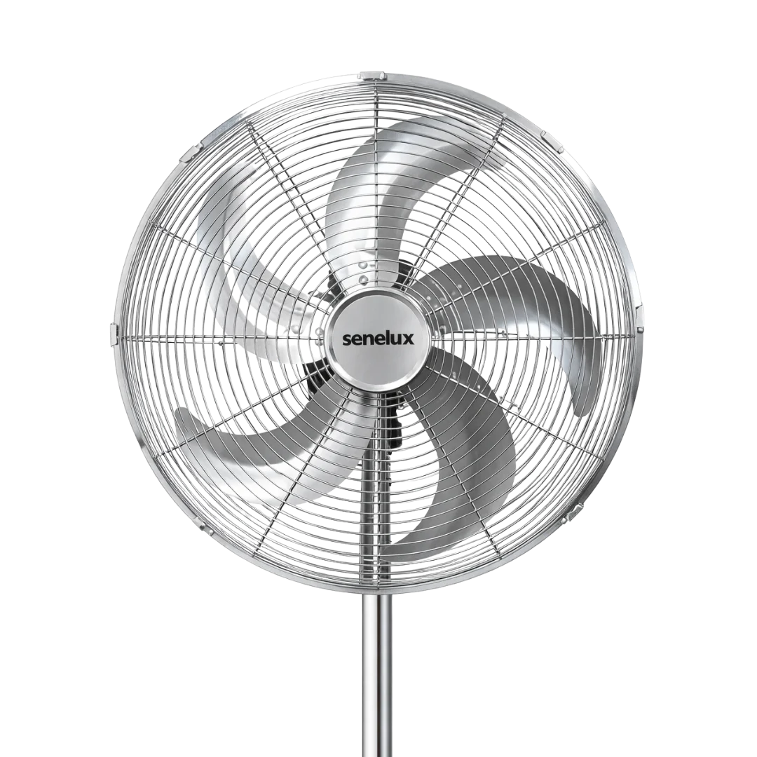 Senelux 16 Inch Metal Pedestal Fan