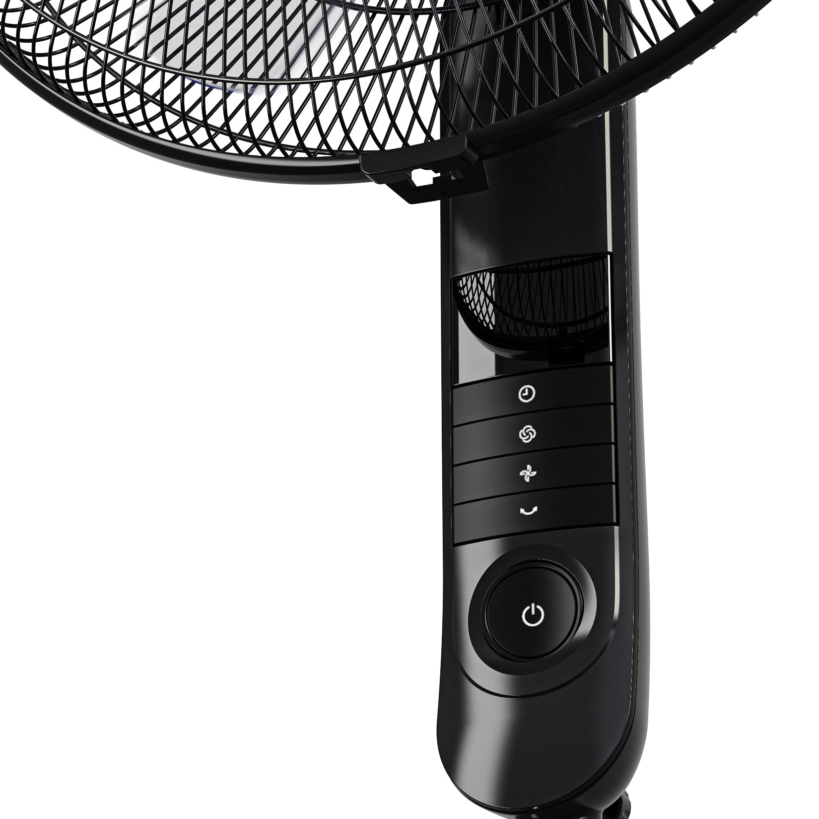 16" Pedestal Fan with 4 Fan Modes and Remote Control - Black