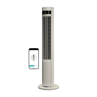 elevate smart tower fan stone