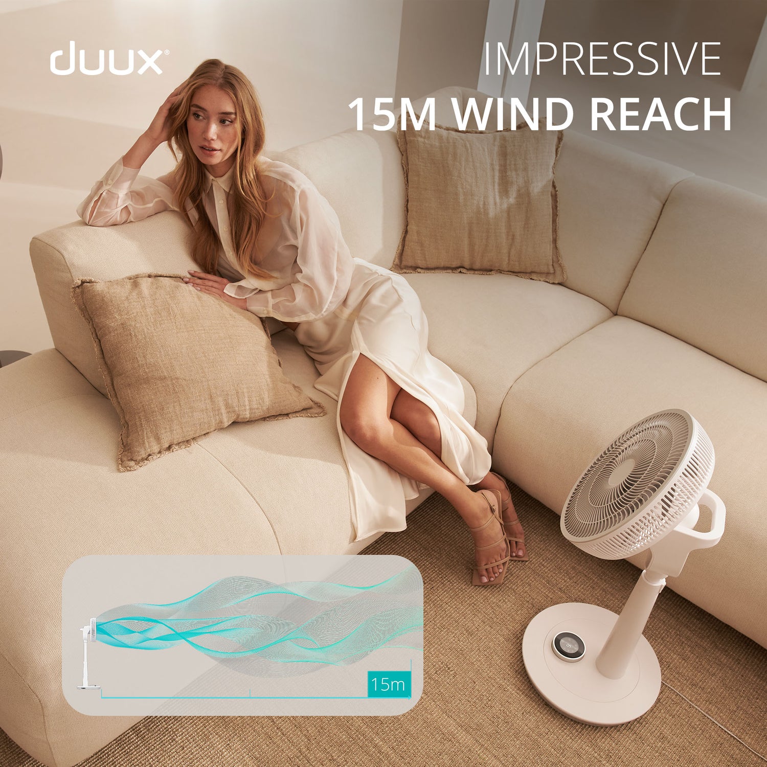 whisper 2 fan white