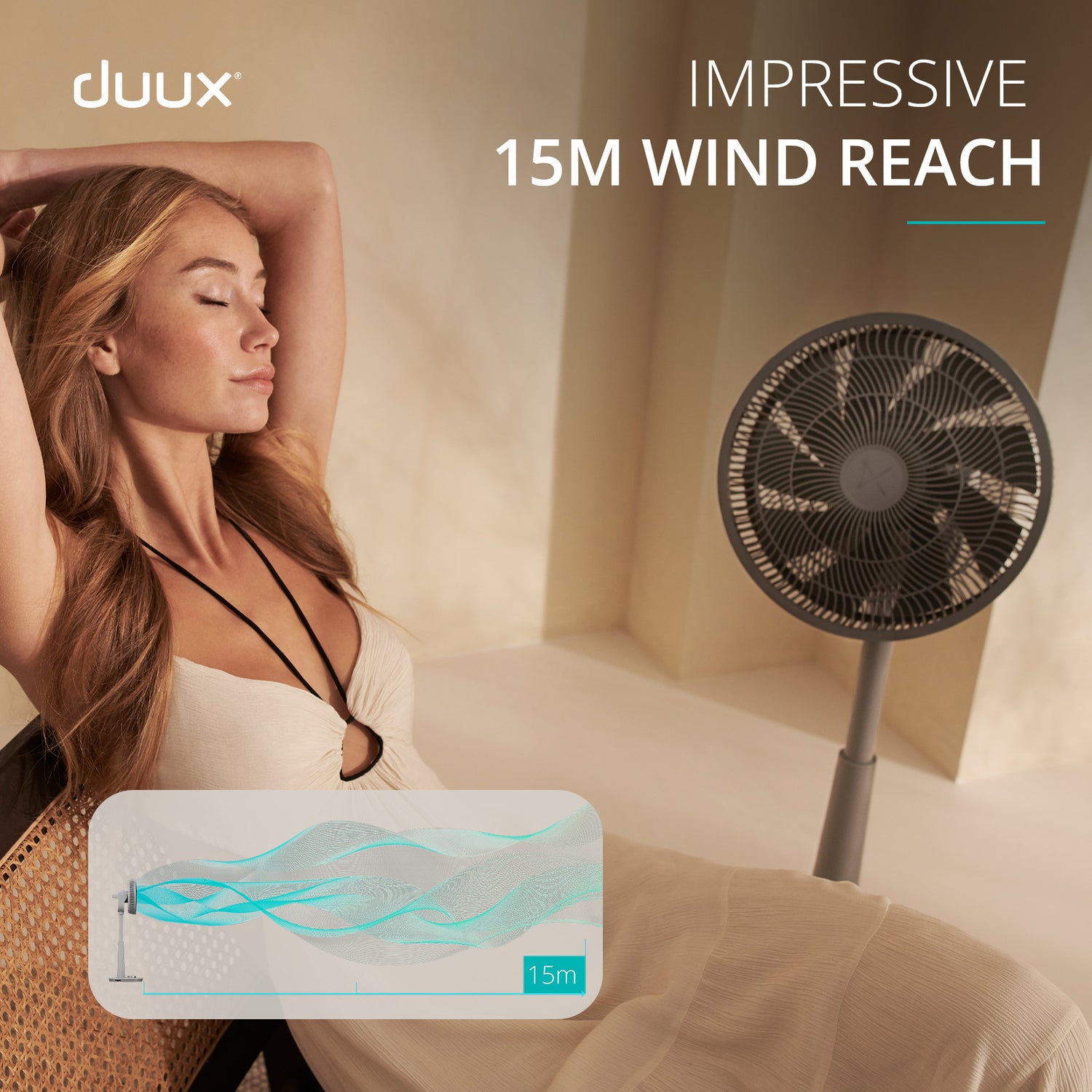 whisper 3 fan grey