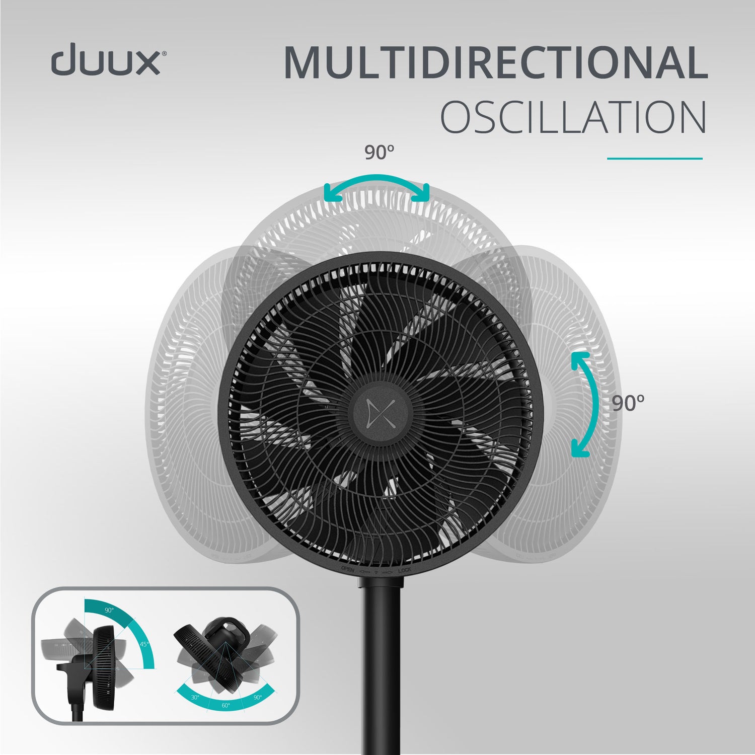 whisper flex 2 fan black