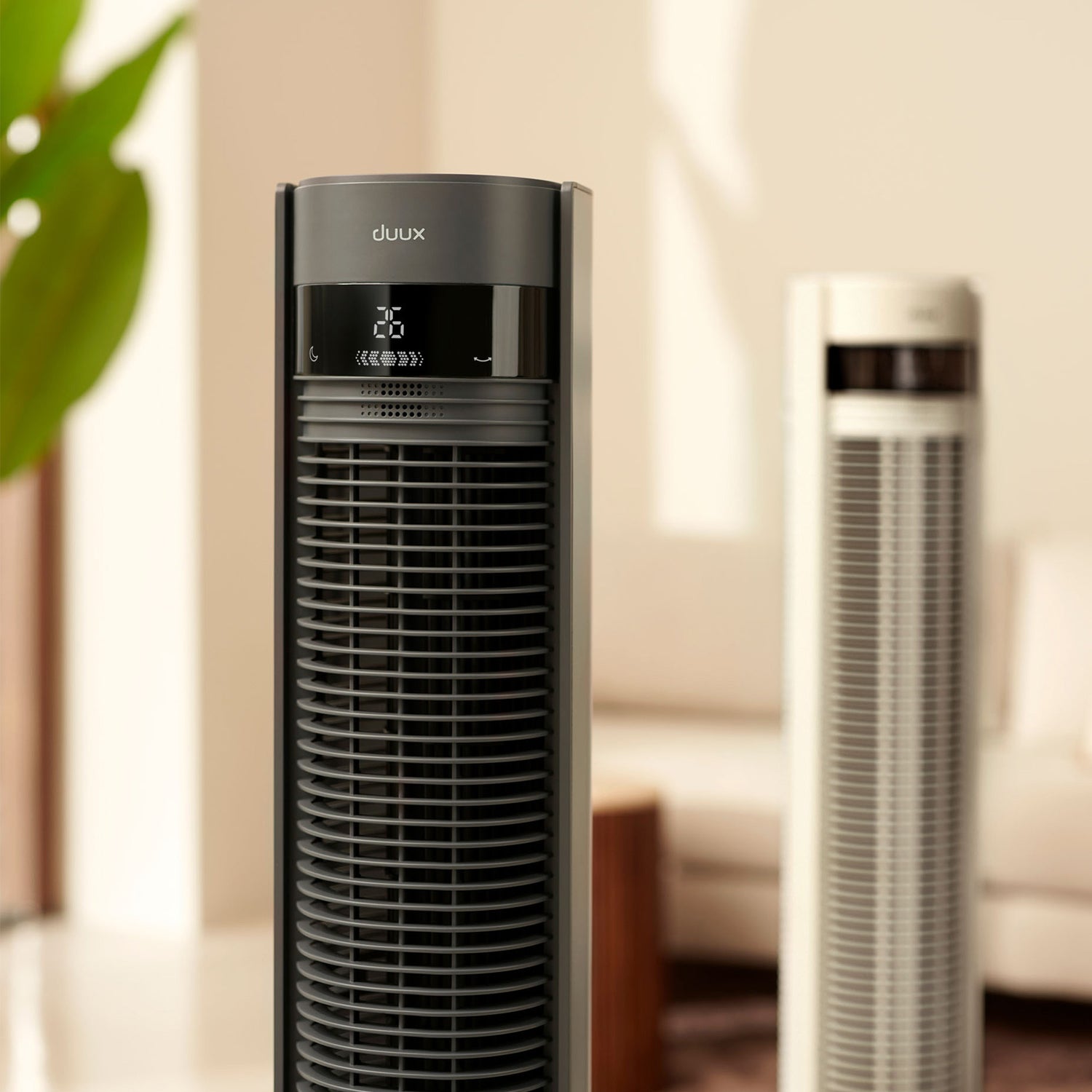 elevate tower fan stone