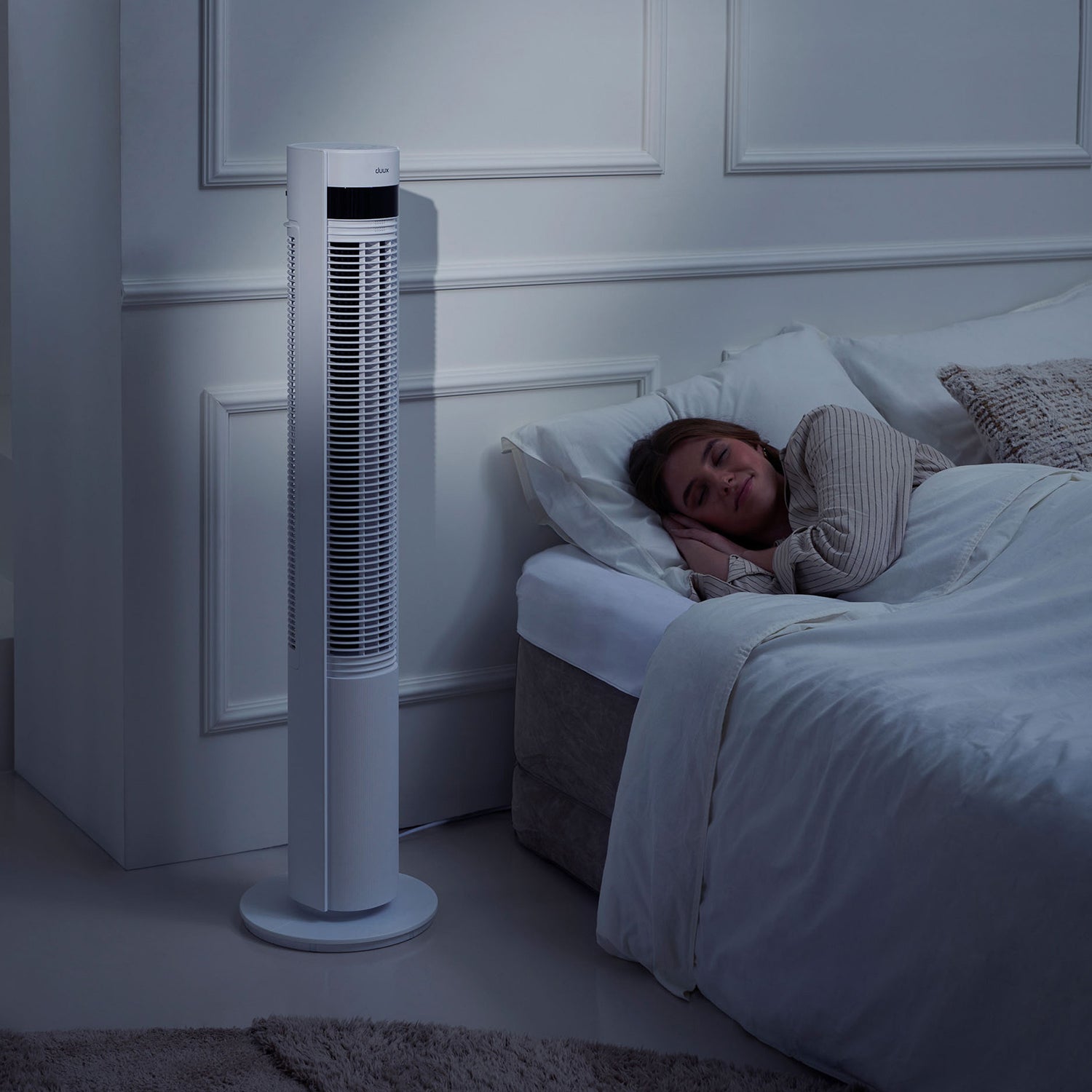 elevate tower fan stone