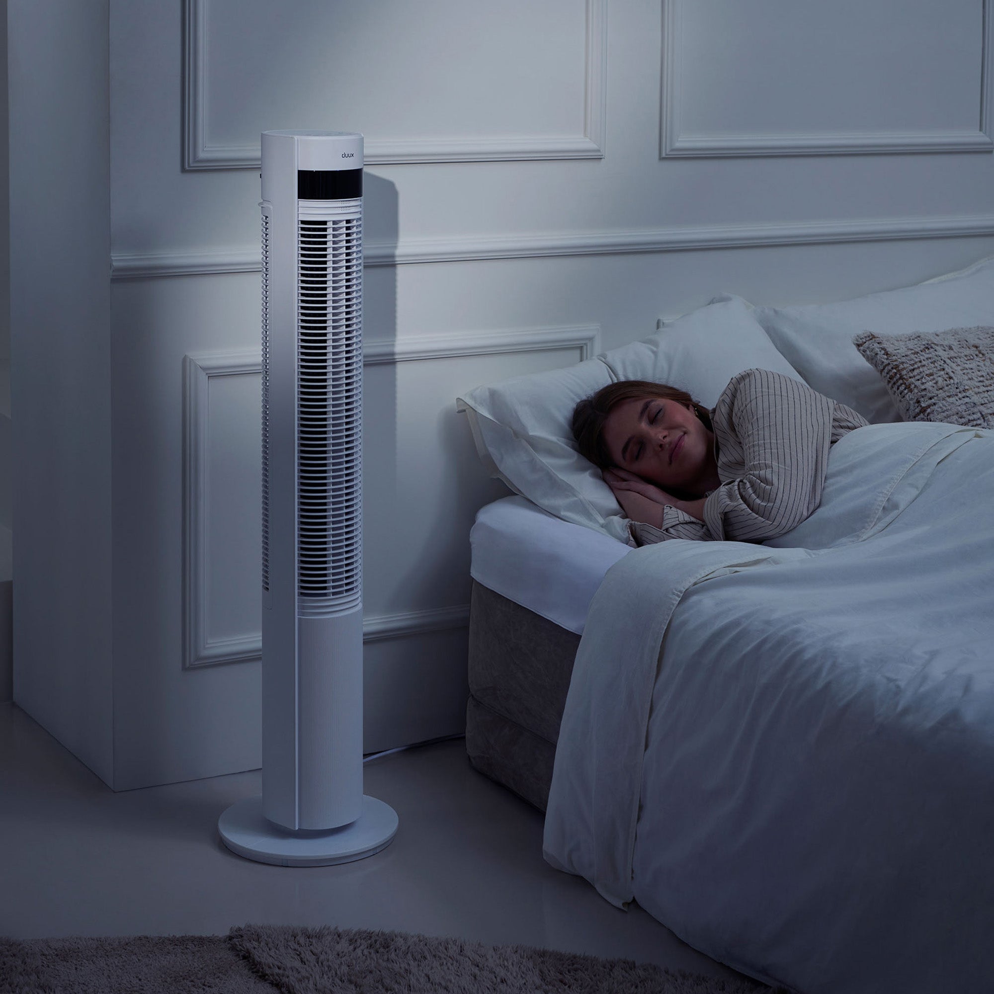 elevate tower fan stone