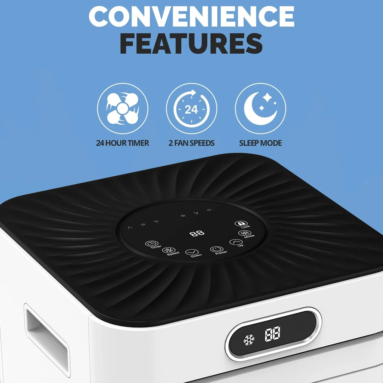 Senelux Portable Air Conditioner with WiFi &amp; Remote Control