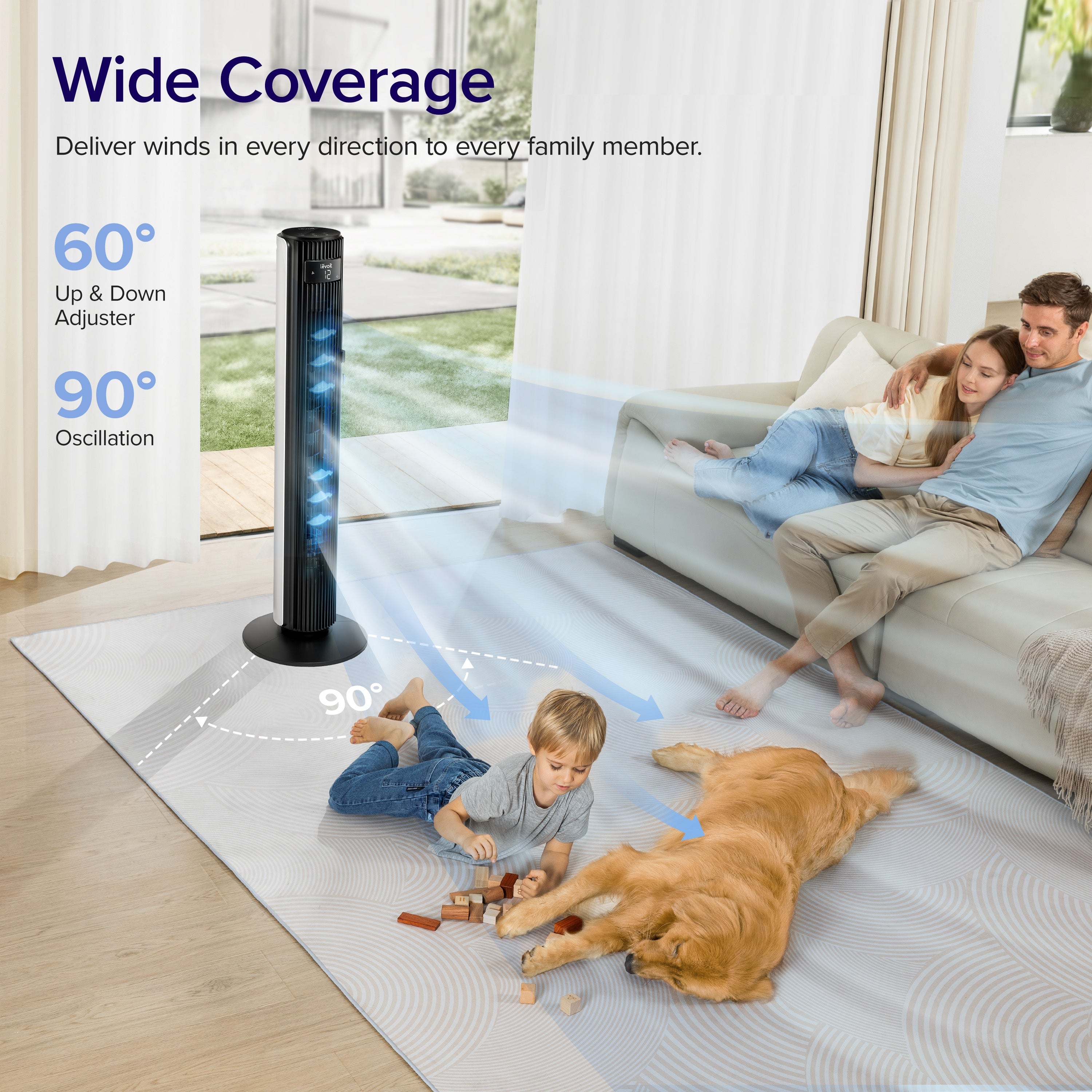 Levoit Classic 42-inch Pro Tower Fan
