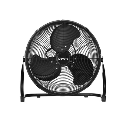 Devola 3 Speed 16-inch DC Floor Fan - Black - DV16FFB