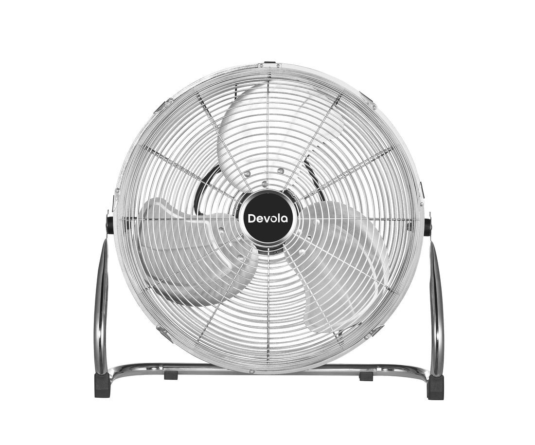 Devola 3 Speed 16-inch DC Floor Fan - Chrome - DV16FFC
