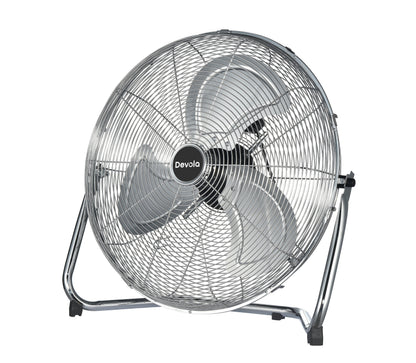 Devola 3 Speed 16-inch DC Floor Fan - Chrome - DV16FFC