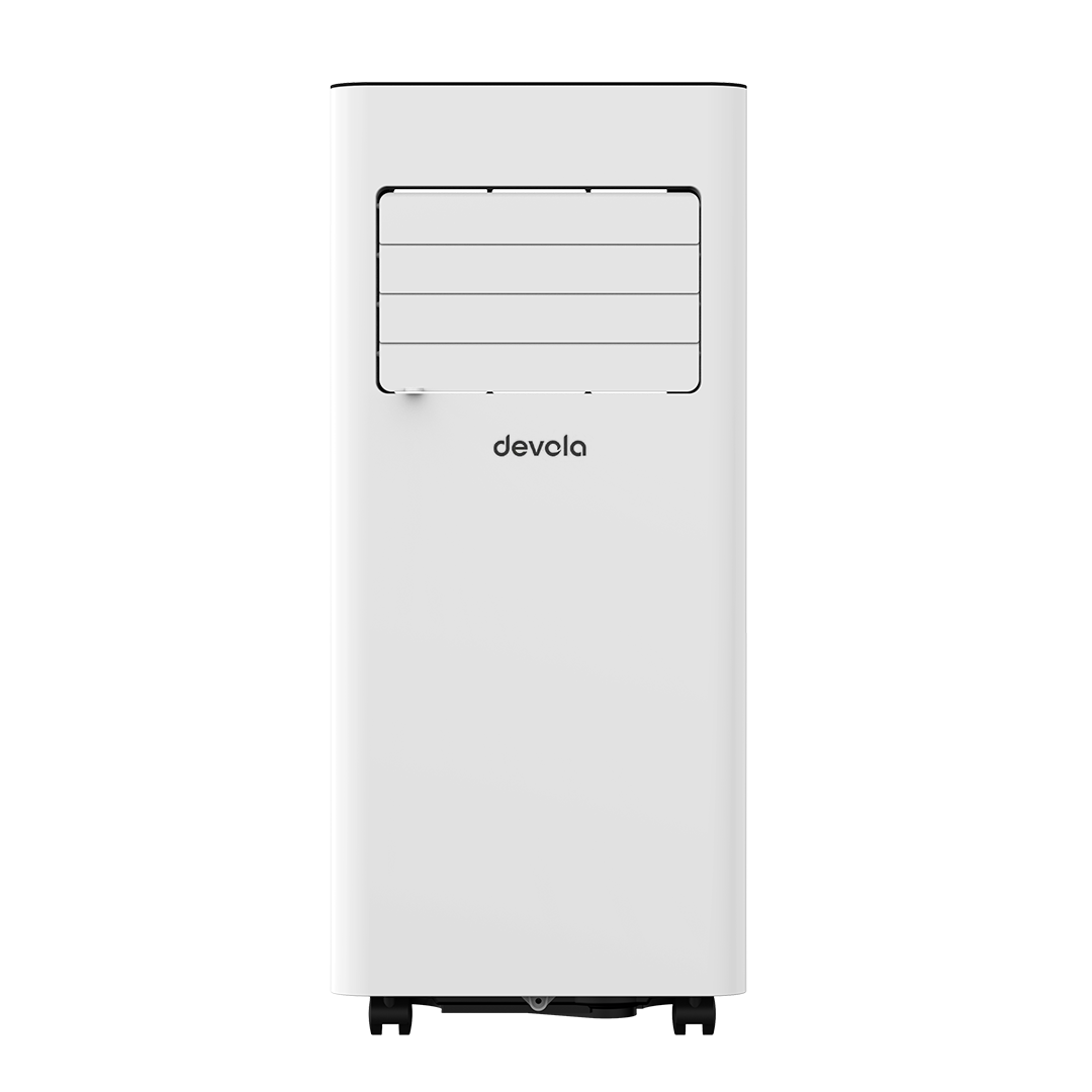 Devola Compact Portable Air Conditioner with Wi-Fi and 2x Window kits - 9000 BTU - Cooling - White - DVAC9K