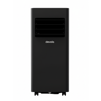 Devola Compact Portable Air Conditioner with Wi-Fi and 2x Window kits - 9000 BTU - Cooling - Black - DVAC9KB