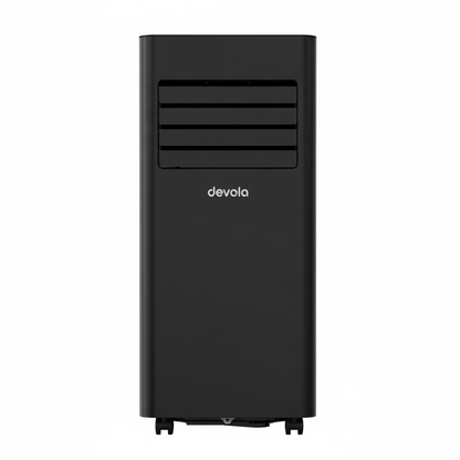 Devola Compact Portable Air Conditioner with Wi-Fi and 2x Window kits - 9000 BTU - Cooling - Black - DVAC9KB