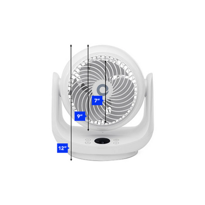 Devola Platinum Low Noise DC 9 inch Air Circulator Fan White - DVF9DCFAN