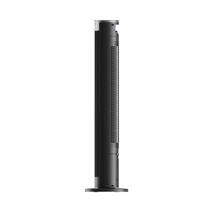 Devola Platinum 38 Inch Tower Fan with Remote, Black &amp; Silver - DVTF38PBS