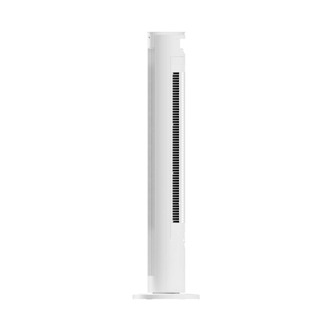 Devola Platinum 38 Inch Tower Fan with Remote, White &amp; Silver - DVTF38PWH