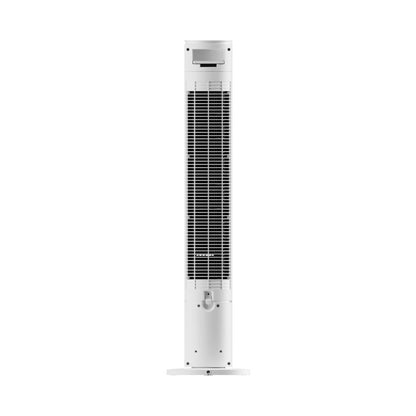 Devola Platinum 38 Inch Tower Fan with Remote, White &amp; Silver - DVTF38PWH