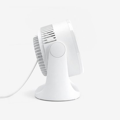 AirFlo™ Mini 11" Turbo Fan - Ultra-Quiet Air Circulator - White