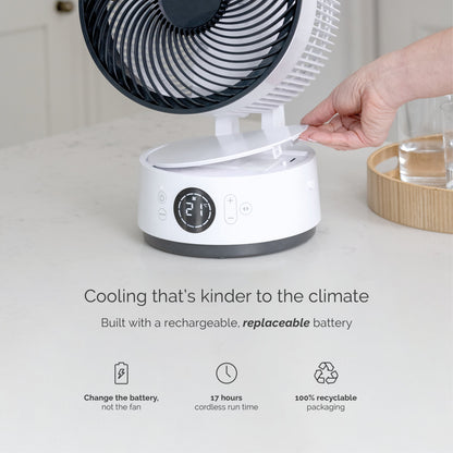 MeacoFan Sefte® 8" Portable Battery Air Circulator with Storage Bag